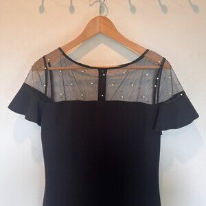 Karl Lagerfeld Formal Black Dress